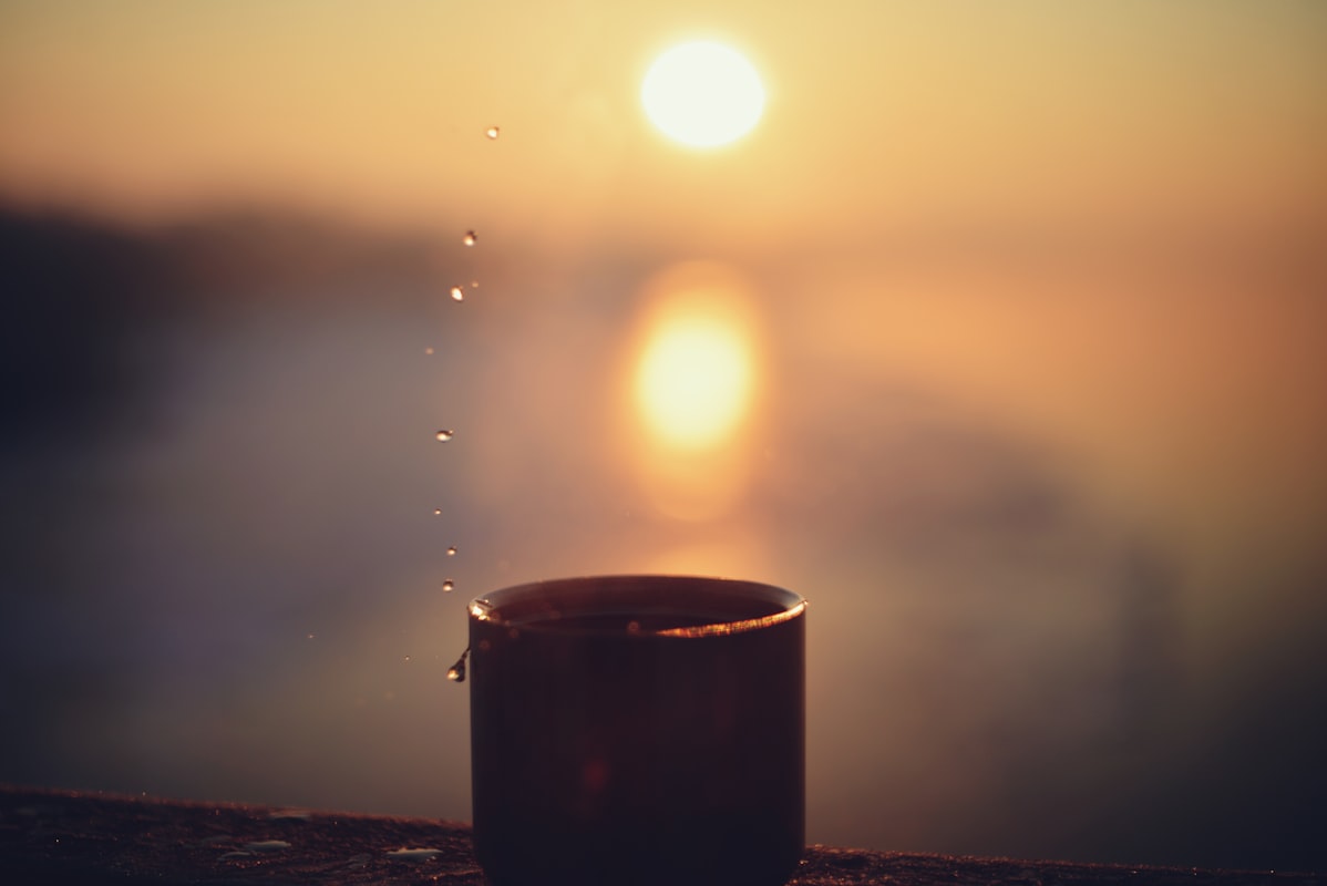 Phone-free digital detox morning space